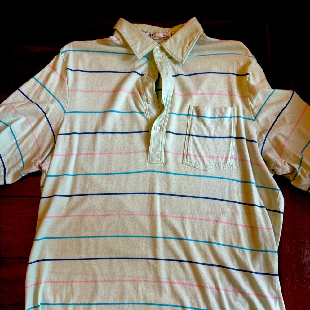 Men’s Criquet sea foam green polo